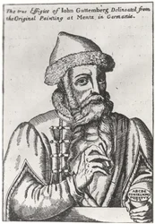 Ritratto di Johannes Gutenberg (c.1400-68)